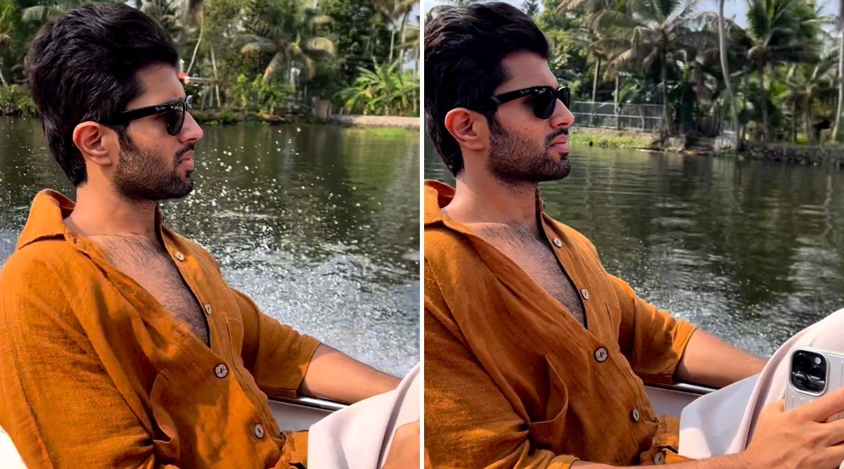 DELIGHTFUL: Vijay Deverakonda WOWS Fans He Takes A BOAT RIDE To The Sets Of His Upcoming Film! 