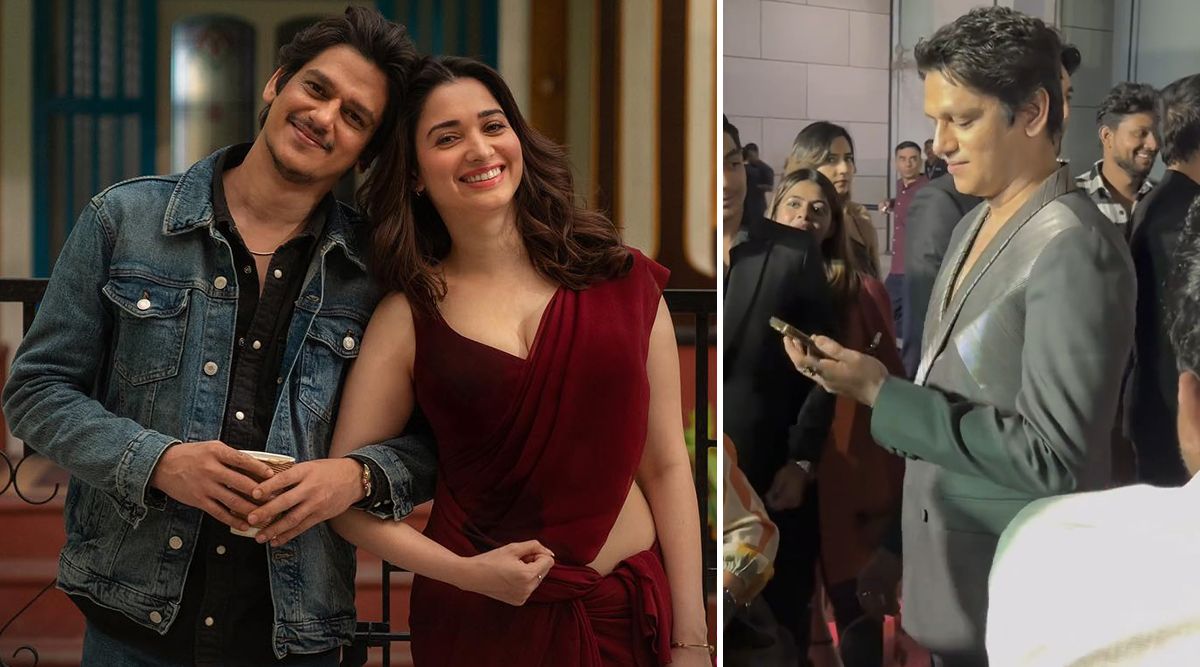 Cute! Vijay Verma's Red Carpet Turned Into Fun Banter As Cameras Caught Him On Call, Paps Teases With Tamannaah Bhatia Saying 'Bhabi Ka Call...' (Watch Video)