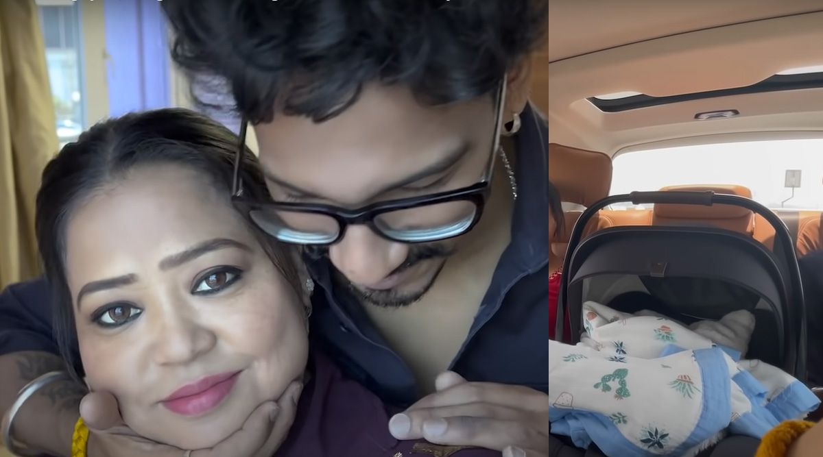 Bharti Singh records her baby boy's homecoming and reveals his nickname