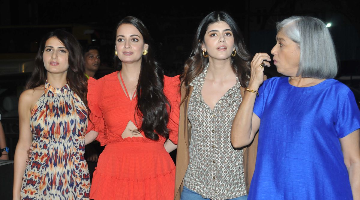 The Cast Of Dhak Dhak Spotted Promoting Their Film In Juhu