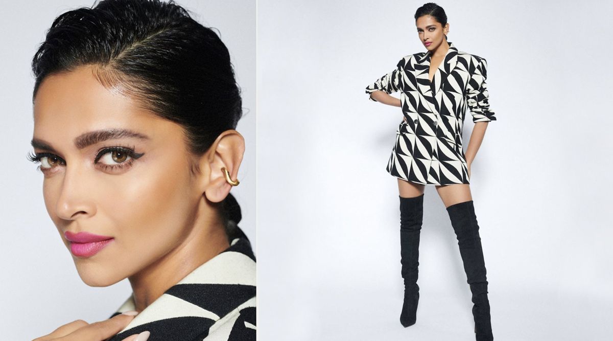 Deepika Padukone rocks zebra print outfit in style as she steps out to promote Gehraiyaan