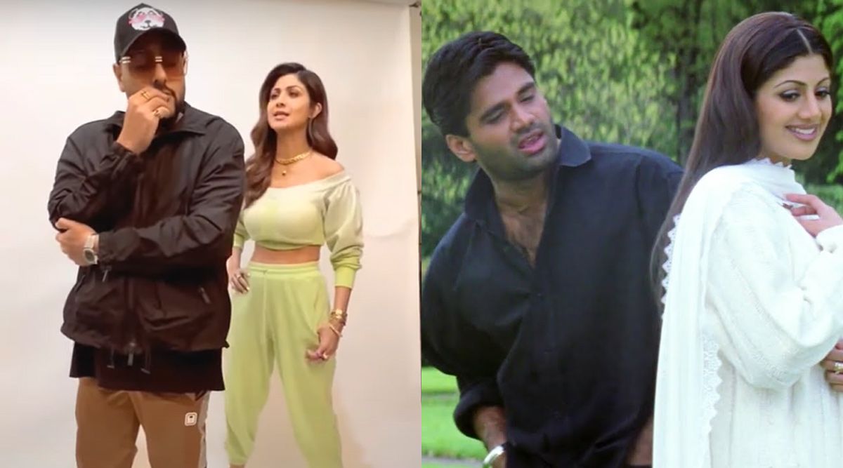 Shilpa Shetty acts like Suniel Shetty from Dhadkan, Badshah calls her a creep. Have a look!
