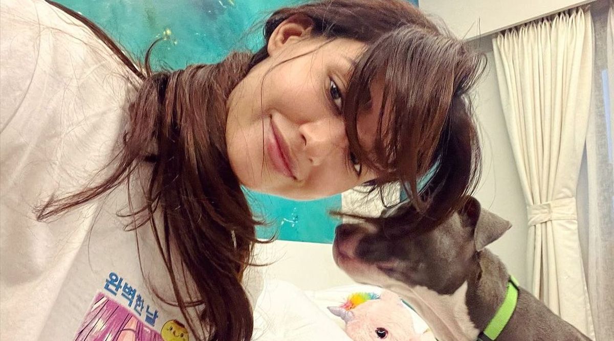 Disha Patani’s new picture with her dog is damn cute!
