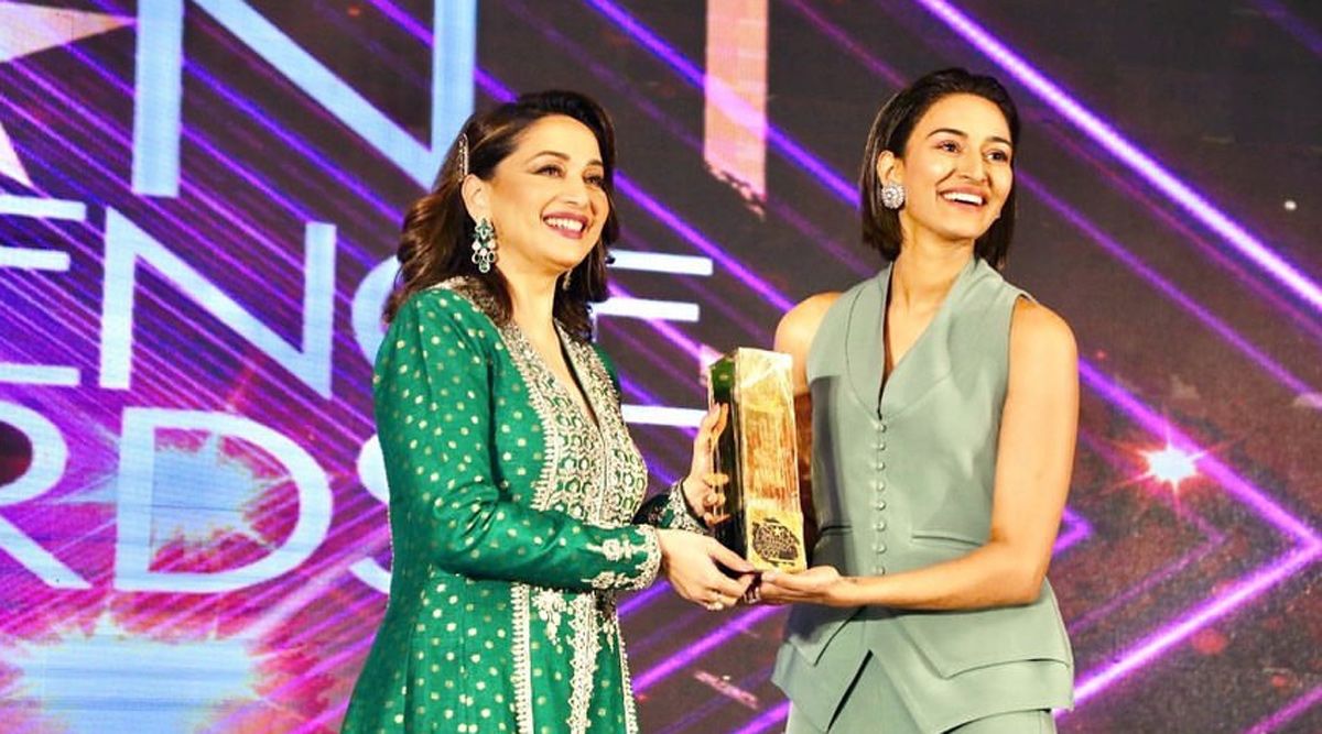 Erica Fernandez receives compliments from Madhuri Dixit, lives her 'dhak dhak' moment on stage