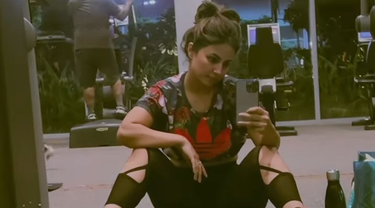 Hina Khan shares her post-workout glow picture; Inspires everyone to continue hustling