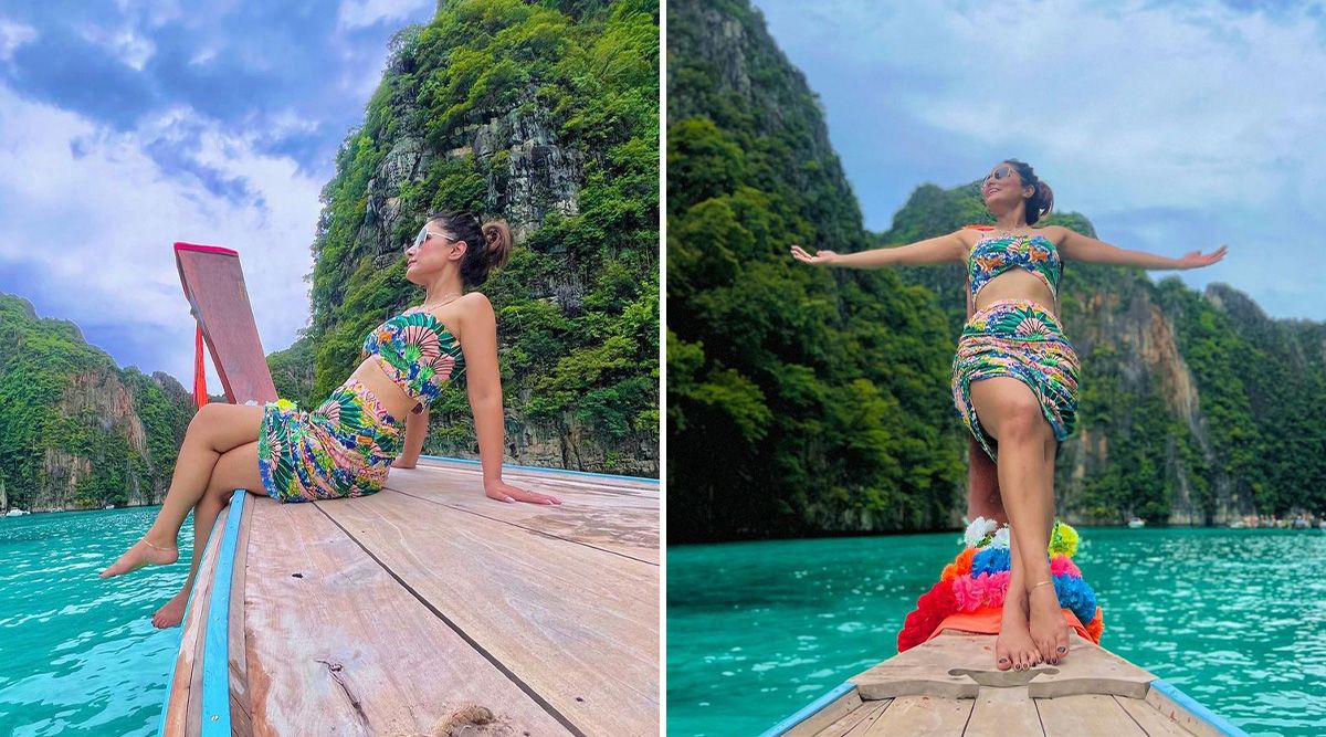 Hina Khan is gorgeous as the clear blue sea as she explores Thailand