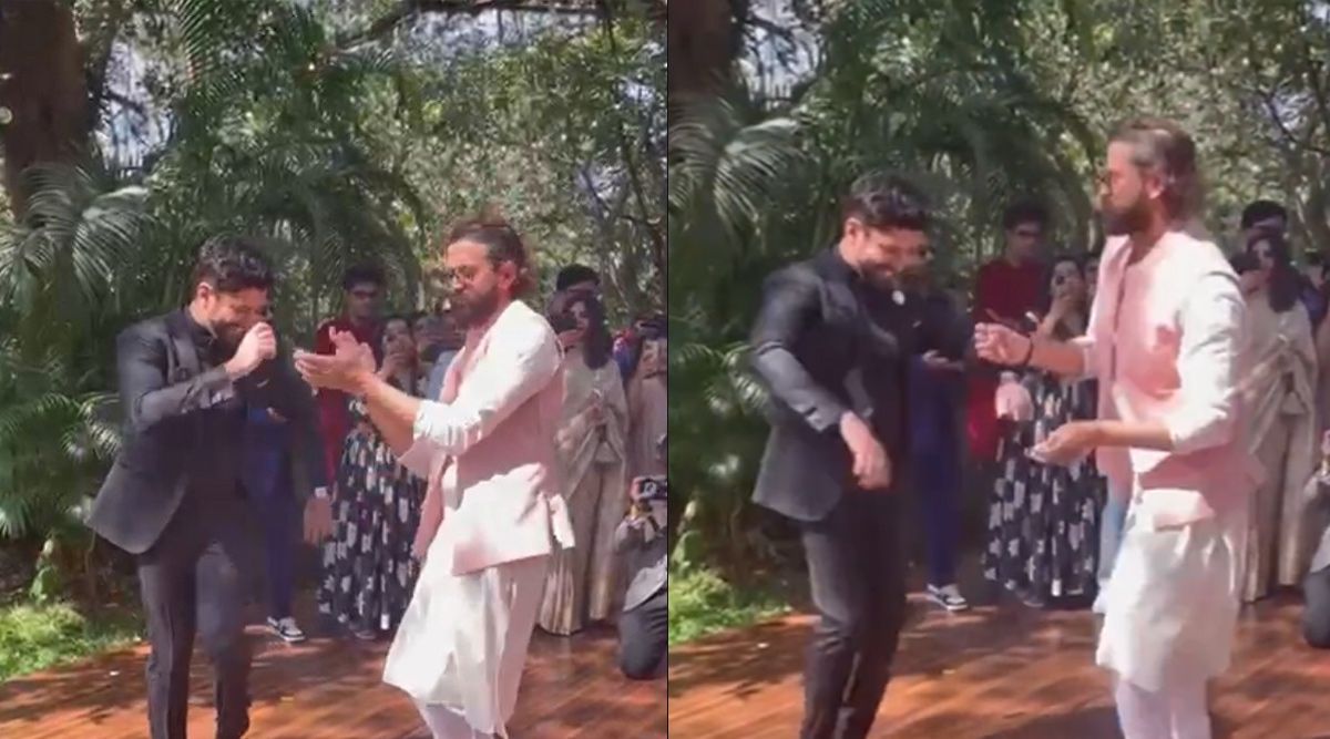 Hrithik Roshan and Farhan Akhtar recreate ZNMD's 'Senorita' dance on Farhan's wedding