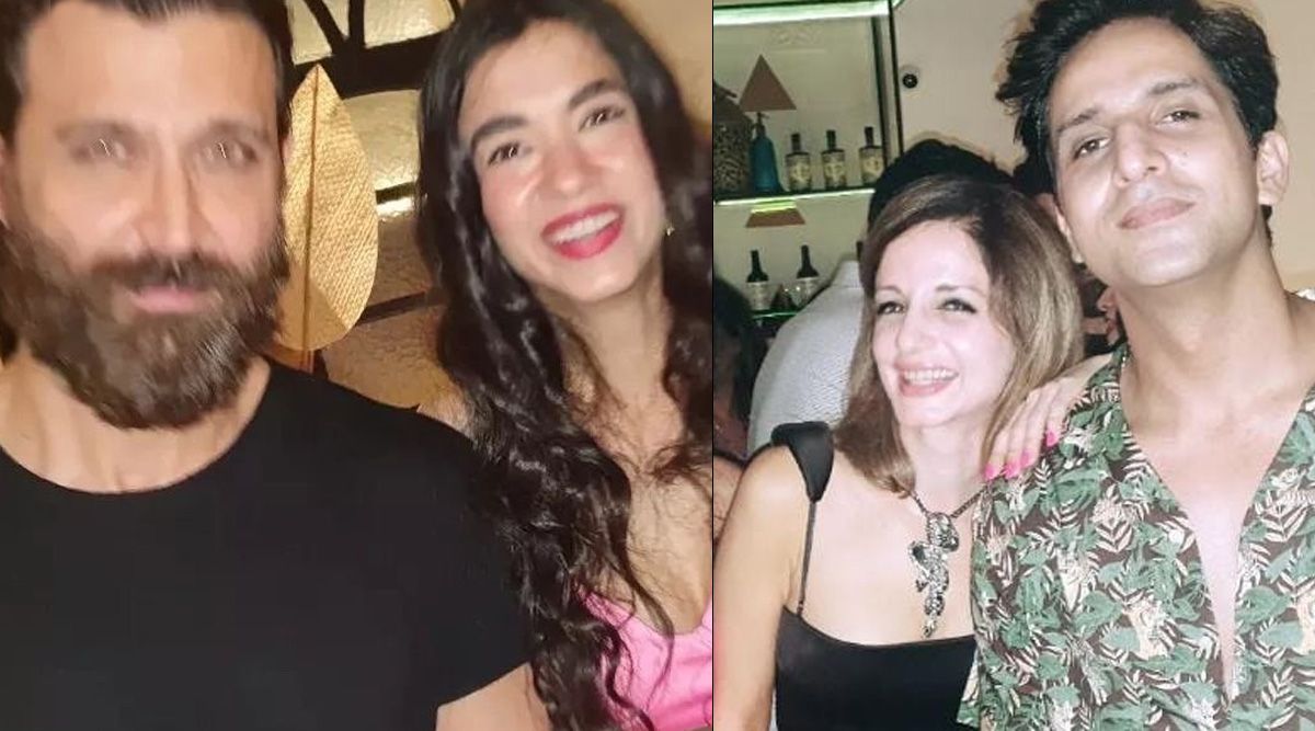 Hrithik Roshan and Saba Azad attend a party in Goa with Sussanne Khan and Arslan Goni