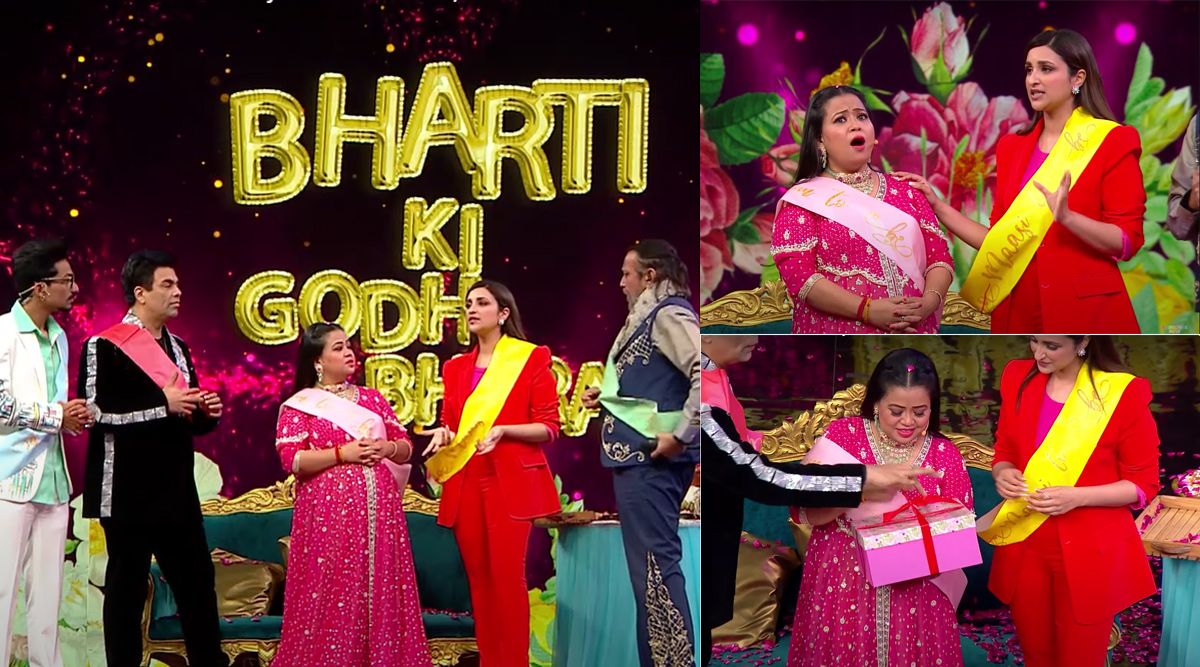 Hunarbaaz: Karan Johar, Parineeti Chopra & Mithun Chakraborty host baby shower for Bharti Singh on the show