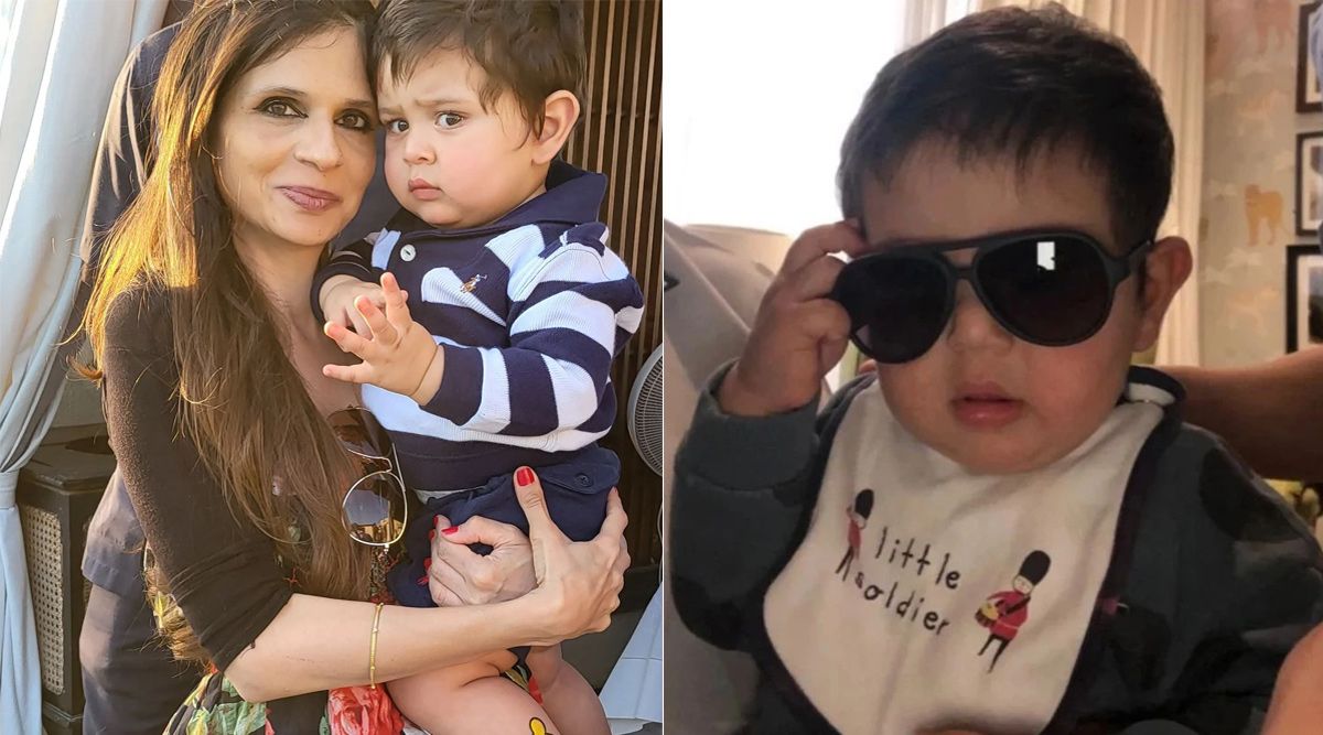 Saba Ali Khan posts the 'cutest photo' of her youngest nephew Jehangir Ali Khan posing in shades