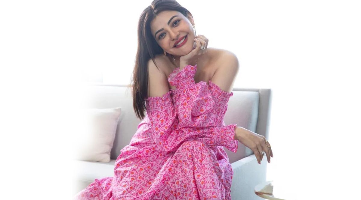 Kajal Aggarwal dazzles in her pink shoulder floral dress - see photo