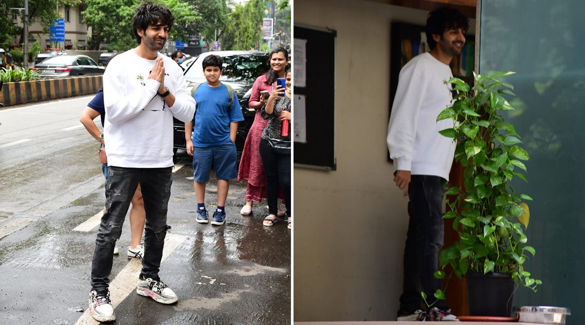 Kartik Aaryan spotted outside Shah Rukh Khan’s Red Chillies office; paparazzi captures
