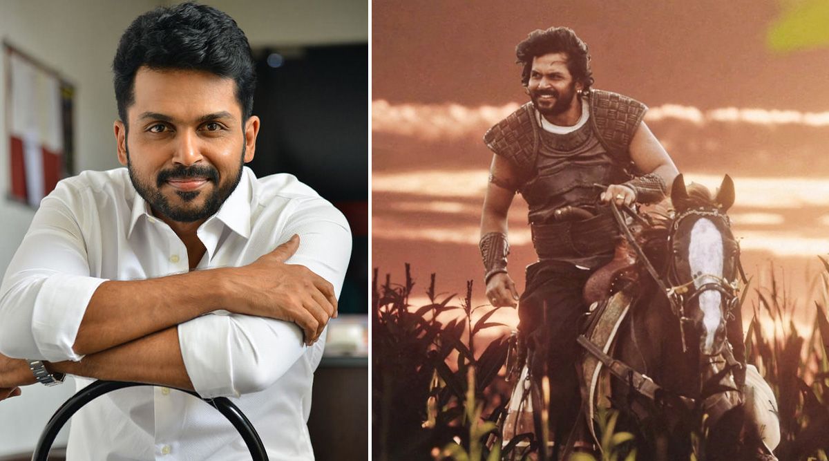 Karthi calls Ponniyin Selvan a ‘dream’ as the first song of the film Ponni Nadhi is unveiled