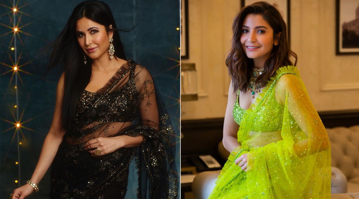 Did Katrina Kaif and Anushka Sharma wear similar sarees on Diwali but in different colors? Netizens think so