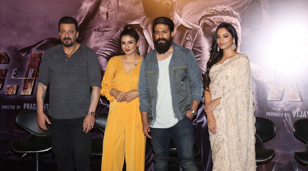 Team KGF 2 at an event in Mumbai