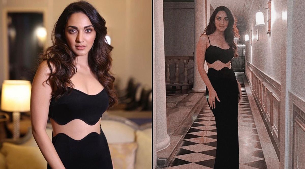 Kiara Advani raises the temperature in this sexy black cut-out dress worth Rs. 1.23 lakhs