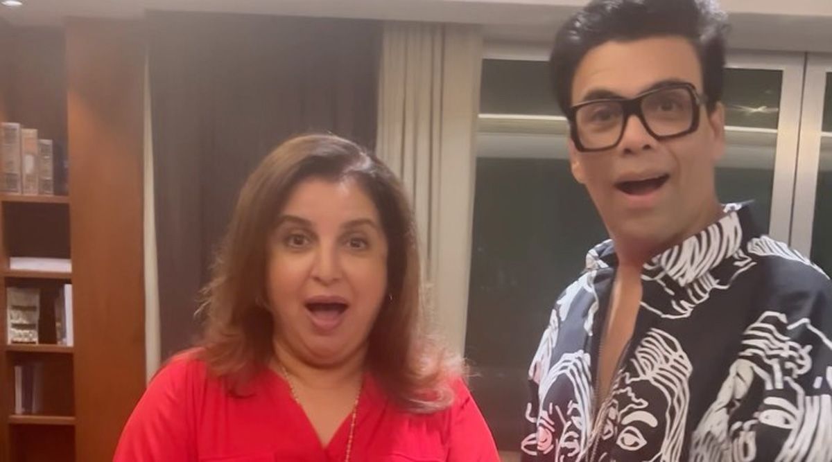 Karan Johar responds to Farah Khan's criticism of him by saying, ‘I am not partial otherwise I won't be talking to you’