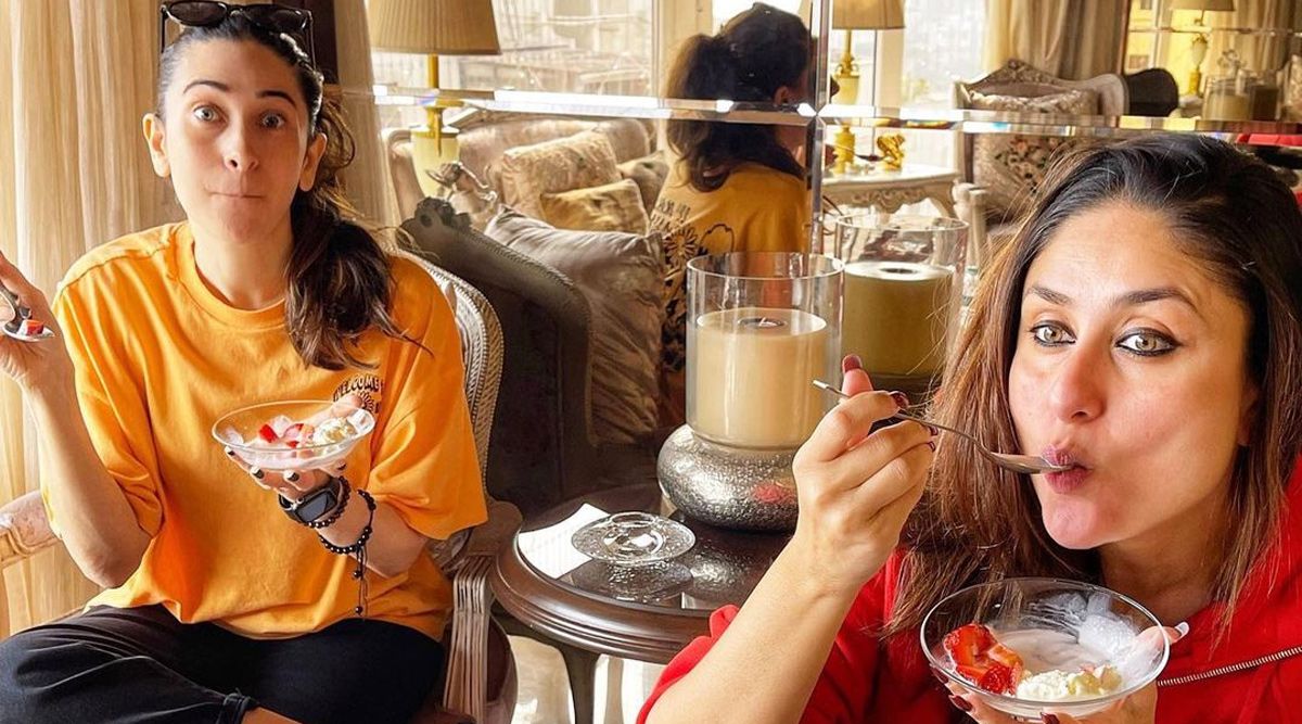 Sister’s love over strawberry and cream: Karisma Kapoor shares sister-goals with Kareena Kapoor Khan