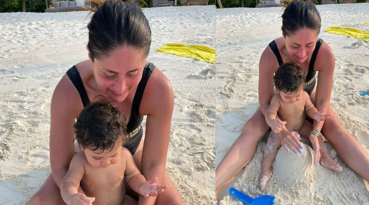 Kareena Kapoor Khan shares a glimpse of her Holi celebrations in the Maldives with Jeh