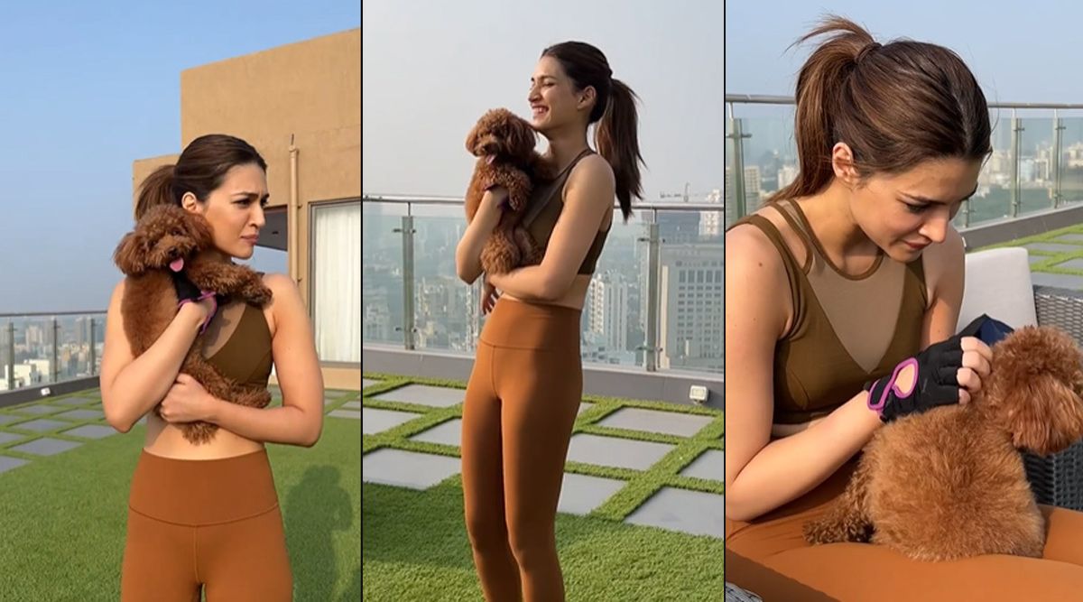 Kriti Sanon shares an adorable video playing with her puppies 'Disco and Phoebe'