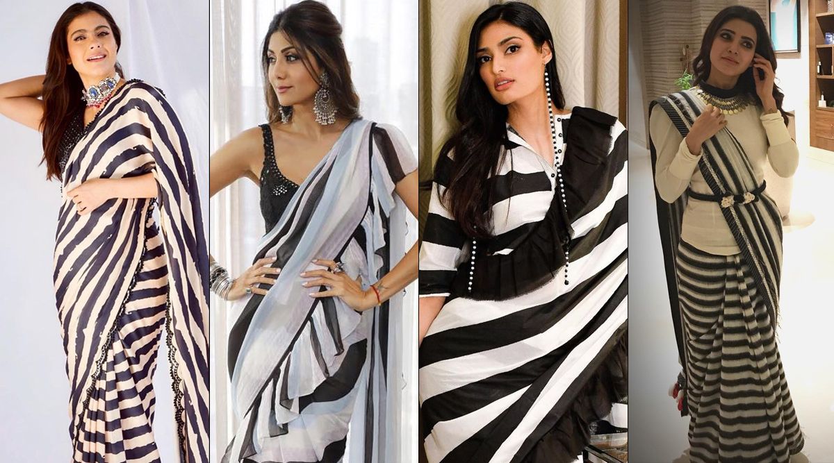 Kajol, Shilpa Shetty, Athiya Shetty, and Samantha slay in stripes – see photos