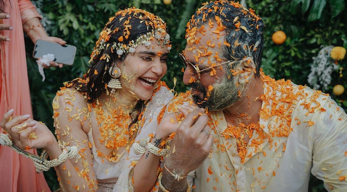 Karishma Tanna's wedding festivities kick starts with a haldi ceremony