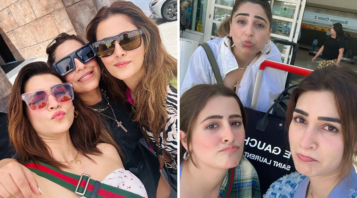 Kriti Sanon Gives A Sneak Peek Into Her Las Vegas Holiday With Sister Nupur Sanon And Sukirti Grover (View PICS)