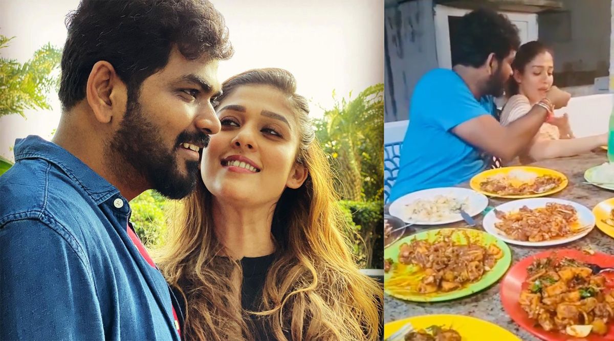Nayanthara and beau Vignesh Shivan share a mushy post as the director feeds her – watch video