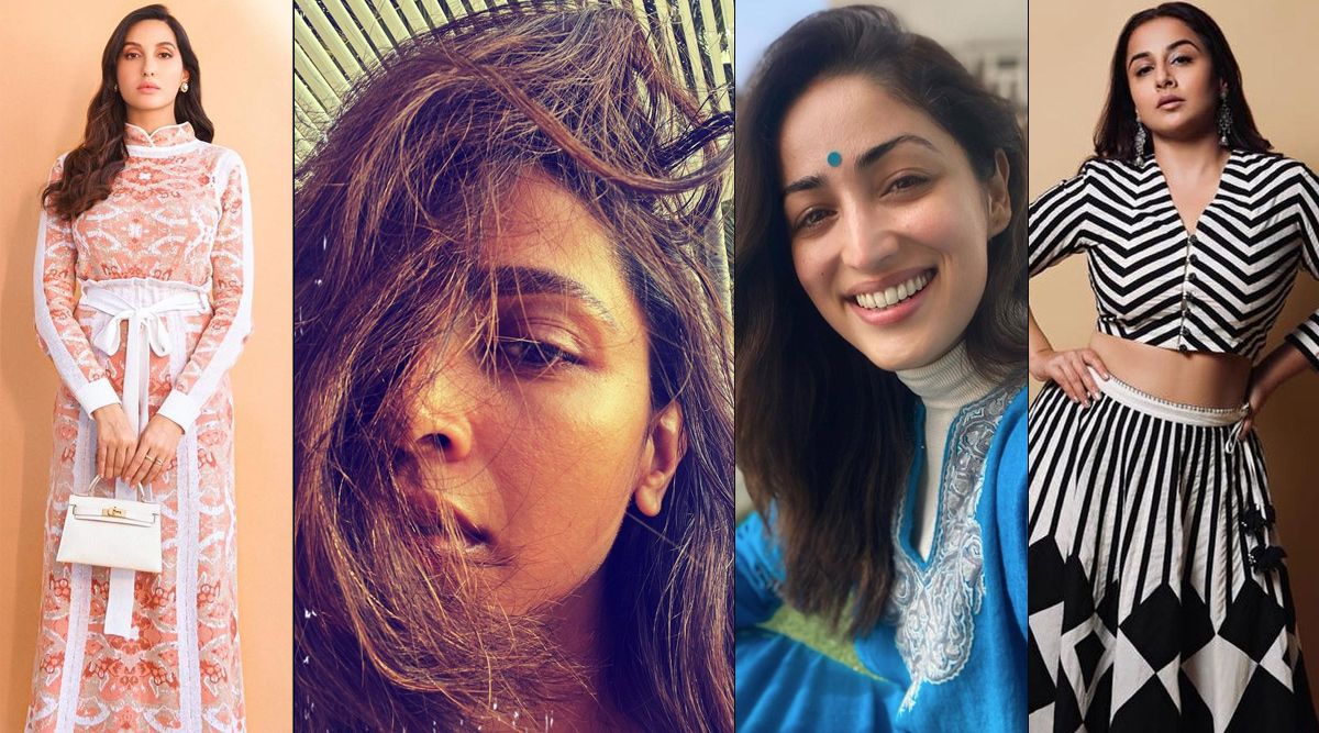 Nora Fatehi, Deepika Padukone, Yami Gautam, and Vidya Balan are a sight to behold in these latest glamorous looks