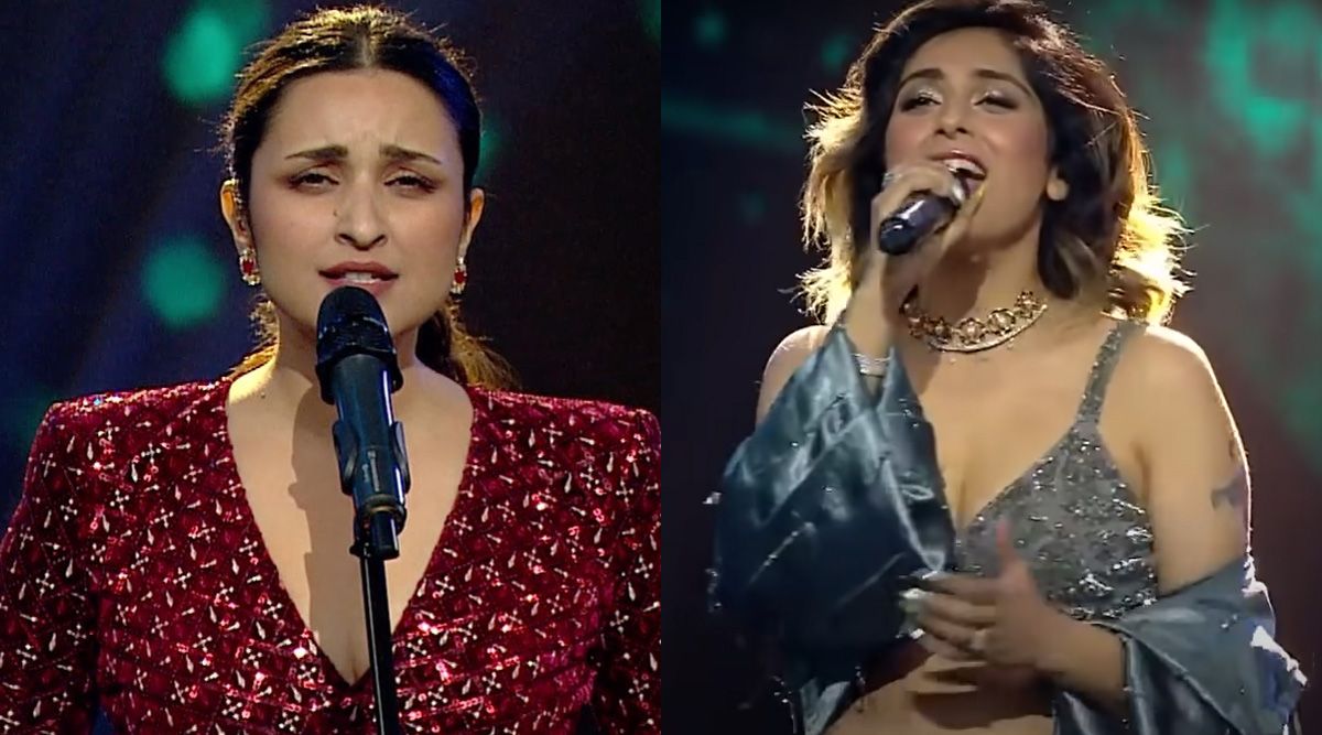 Parineeti Chopra performs a song with Neha Bhasin from her cousin Priyanka Chopra's film; Karan Johar and Mithun Chakraborty react