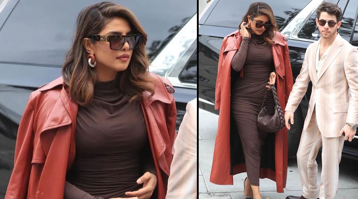 Global Star Priyanka Chopra's brown body-hugging silhouette grabbed the attention of fans; Check Out PICS!