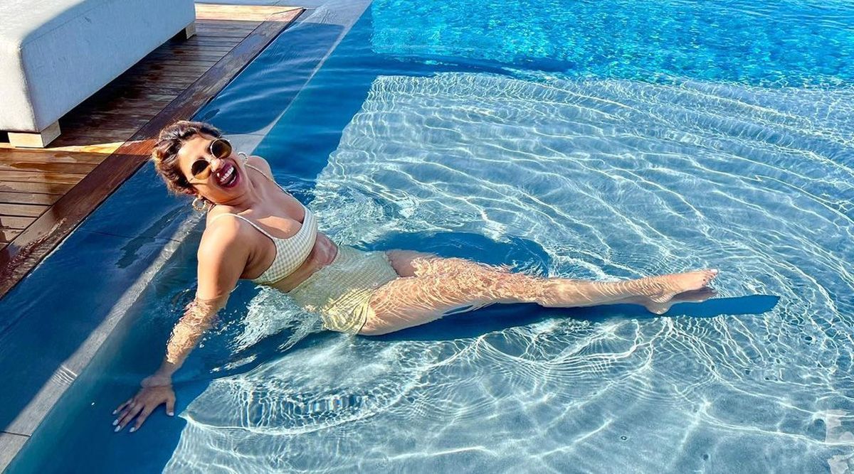 Priyanka Chopra enjoys a poolside weekend with a stylish Bikini at her LA house