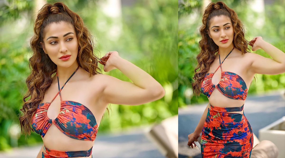 Laxmi Raai sets the Gram on fire in a cut out floral co-ord set