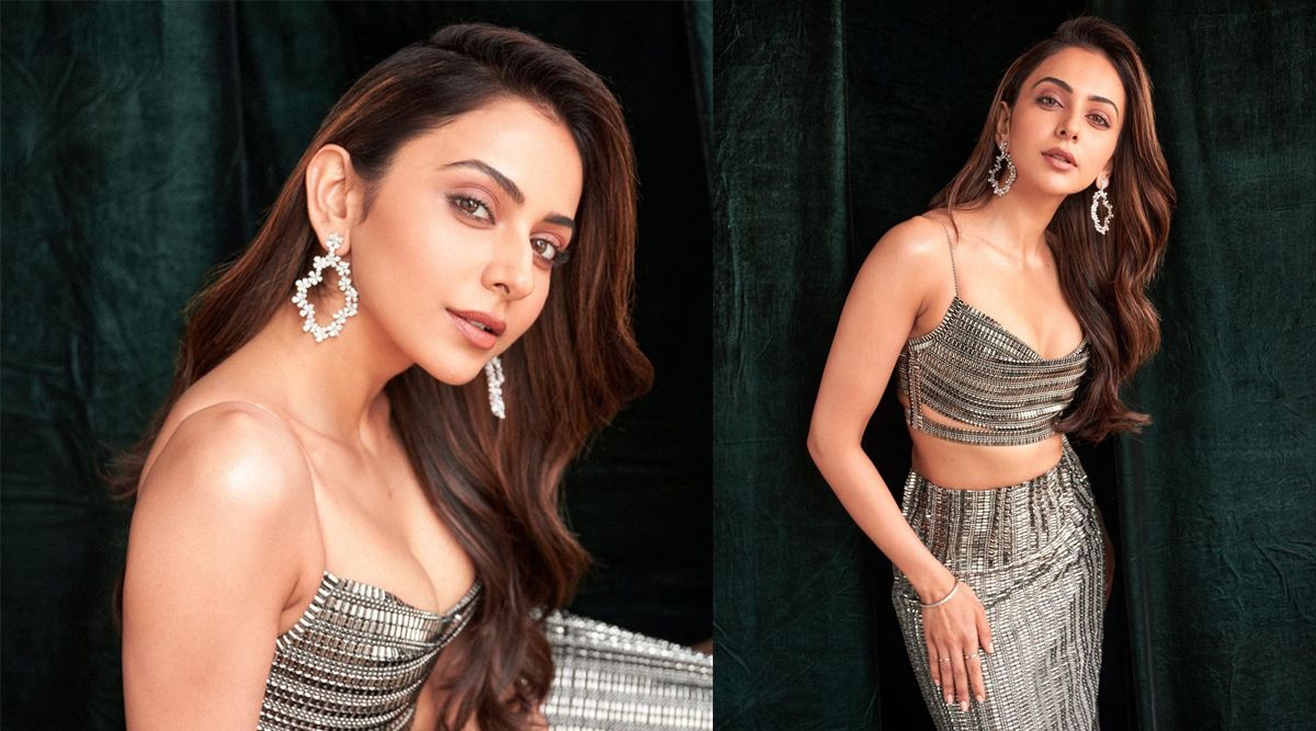 Rakul Preet Singh has bedazzled us with her exquisite look in a sequin co-ord dress