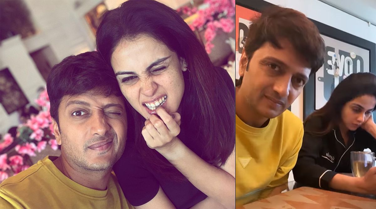 Riteish Deshmukh shares a hilarious video with wife Genelia D'souza as the couple celebrate Valentine's Day