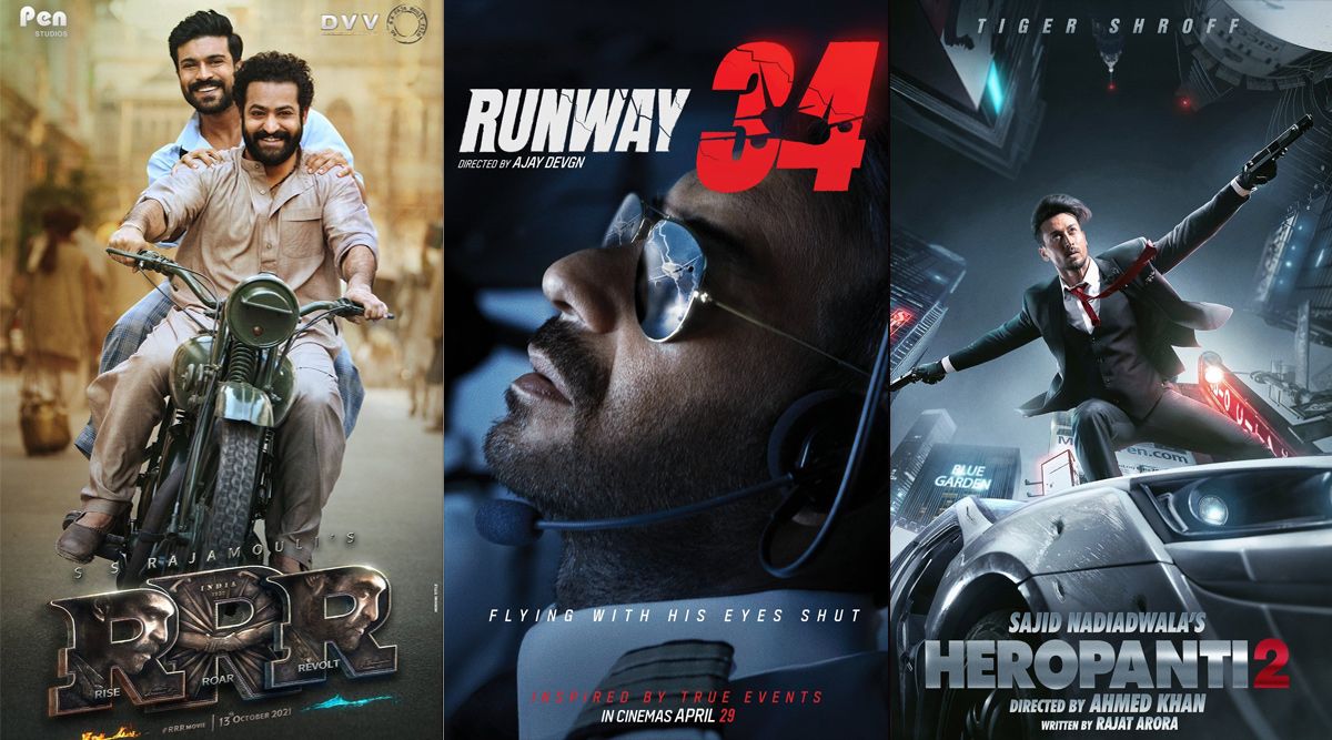 Fresh details emerge on the release of RRR; clash with Runway 34 and Heropanti 2 on the cards