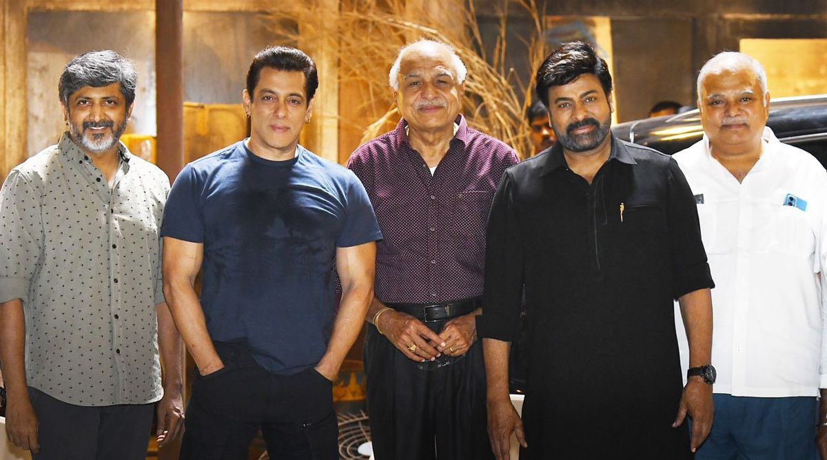 ‘Bhai with Boss’, Chiranjeevi and Salman Khan’s recent click from the Godfather set goes viral!