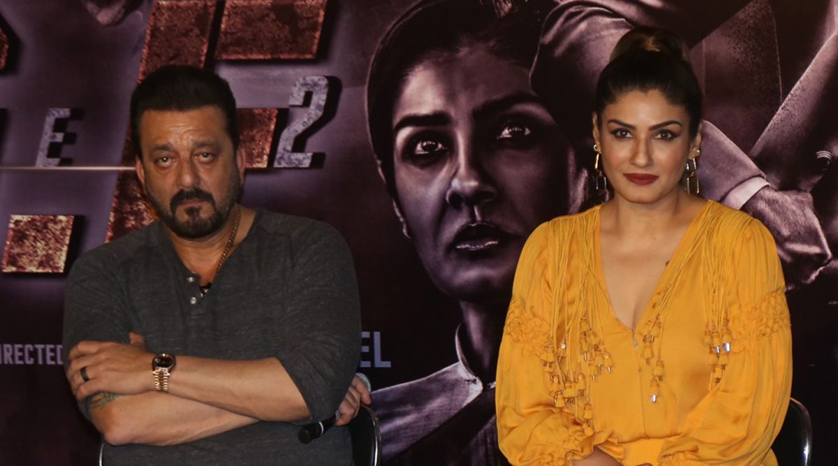 Sanjay Dutt talks about working with Raveena Tandon after a long time