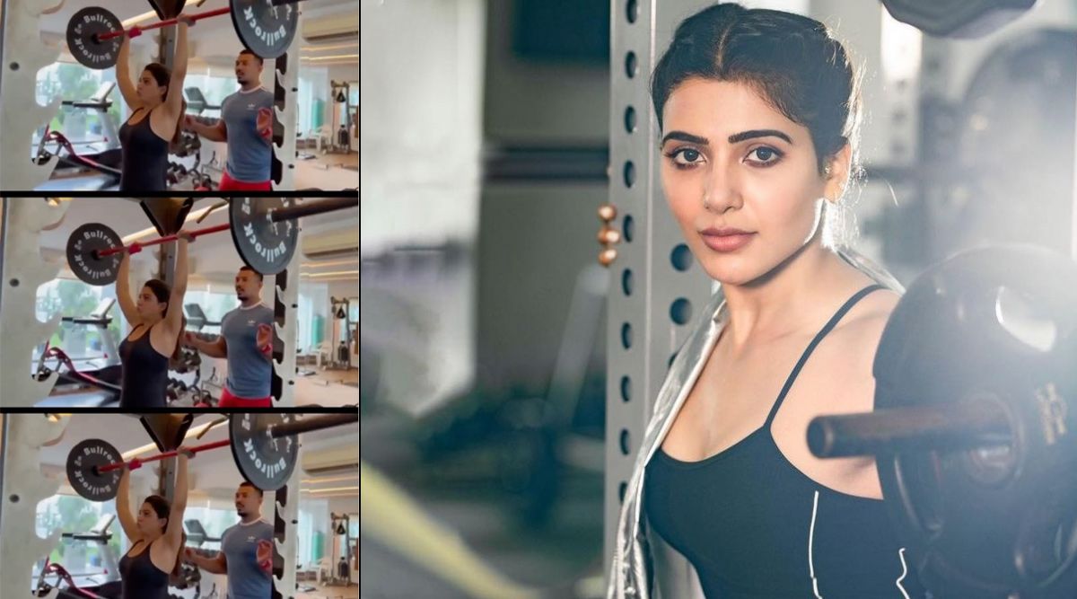 Samantha takes the Attack challenge;flaunts her intense workout 