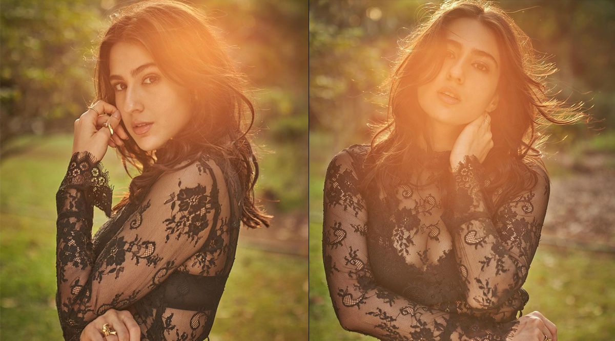 Sara Ali Khan sets the Gram on fire in a sexy black lace top