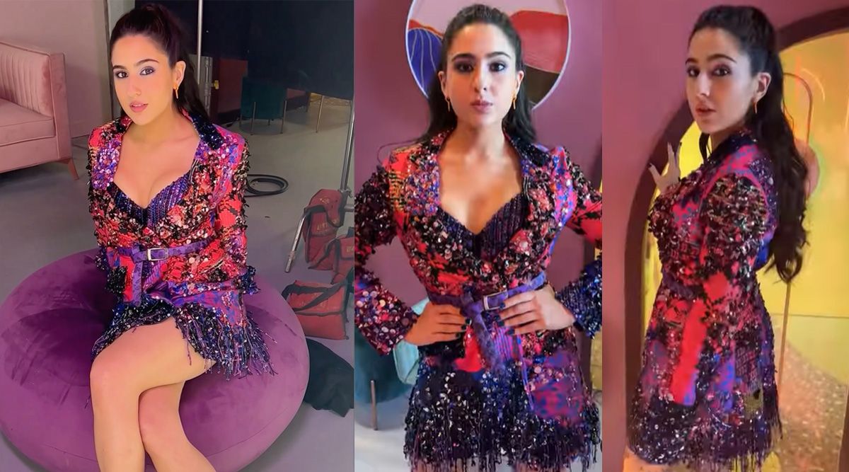 Sara Ali Khan dazzles in shimmery sequin outfit; check out!