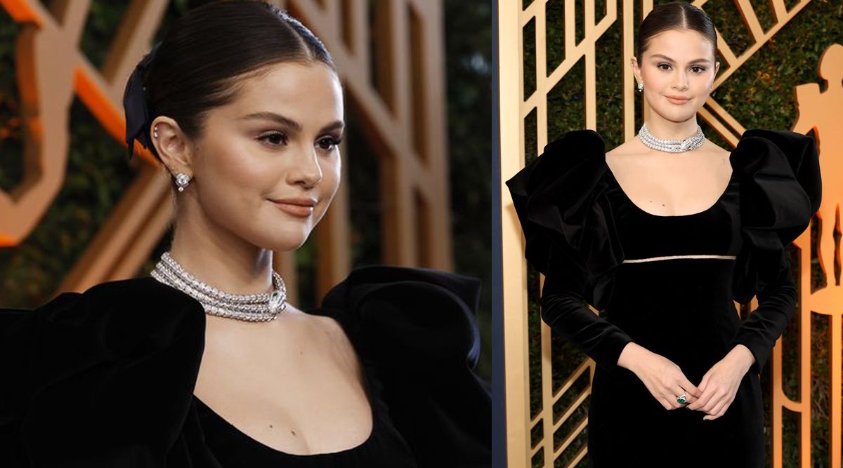  Selena Gomez takes over SAG Awards in a stunning Oscar de la Renta velvet dress & statement pieces