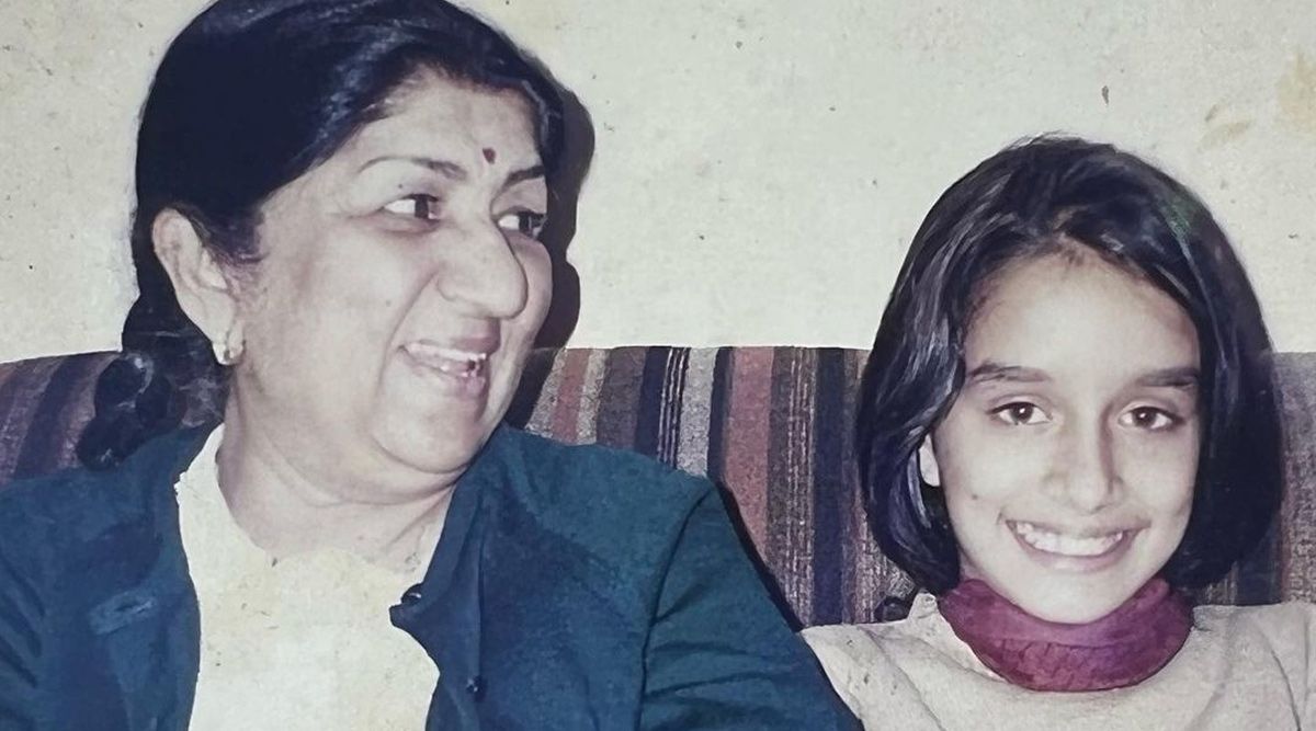 Shraddha Kapoor posts an adorable throwback picture with her 'Lata Aaji'