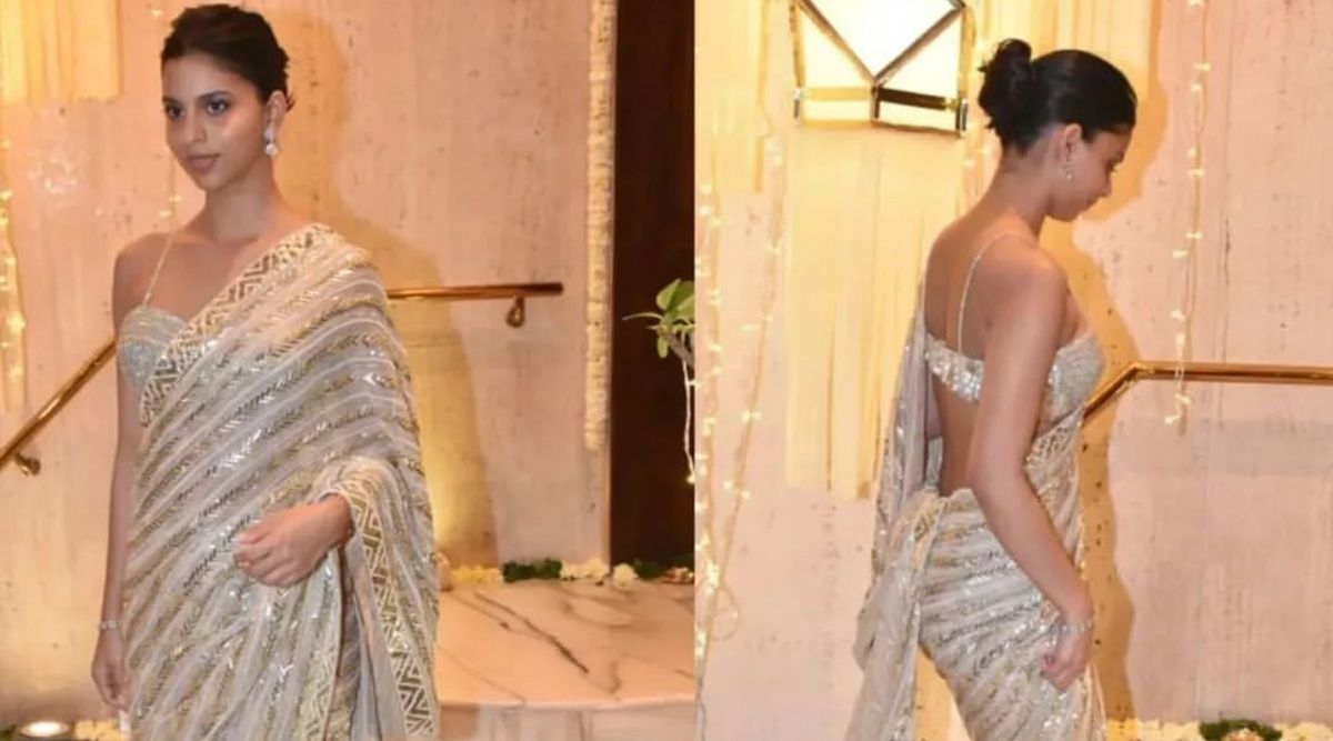 SRK's Daughter Suhana Khan got trolled by netizens for her saree appearance at the Diwali bash of Manish Malhotra