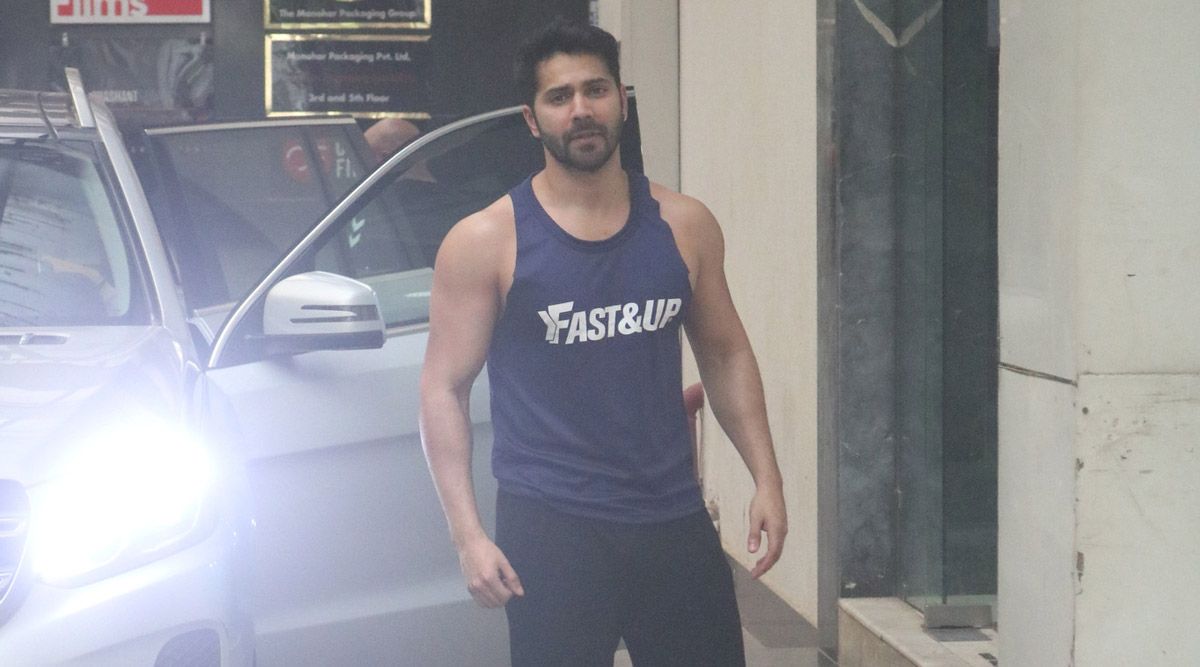 Varun Dhawan spotted post an intense workout in Khar 