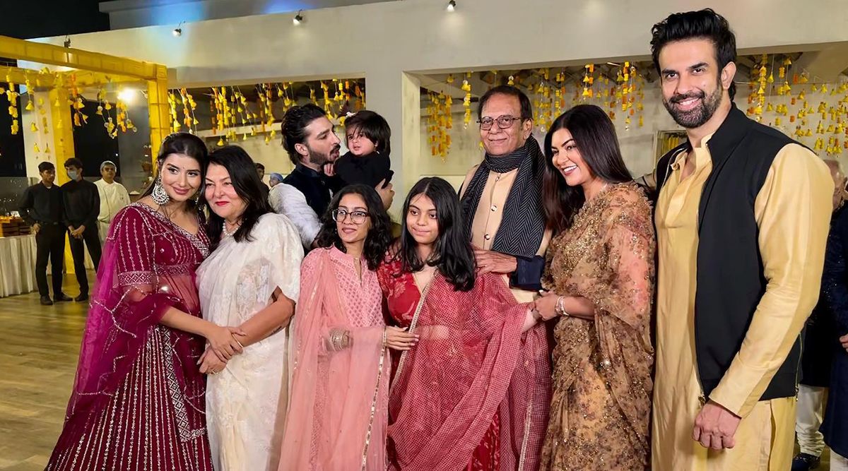 Sushmita Sen with Ex-boyfriend Rohman Shawl along at a wedding! ARE THEY DATING AGAIN?; Look at the pictures!