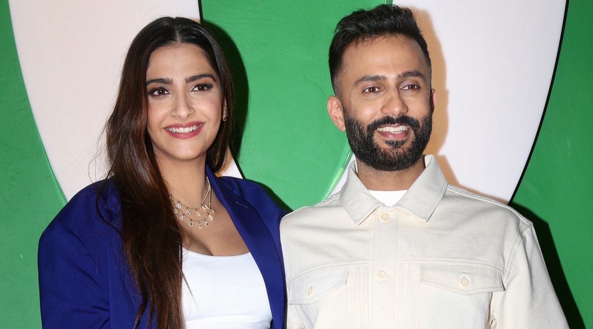 Sonam Kapoor & Anand Ahuja papped at a restaurant launch