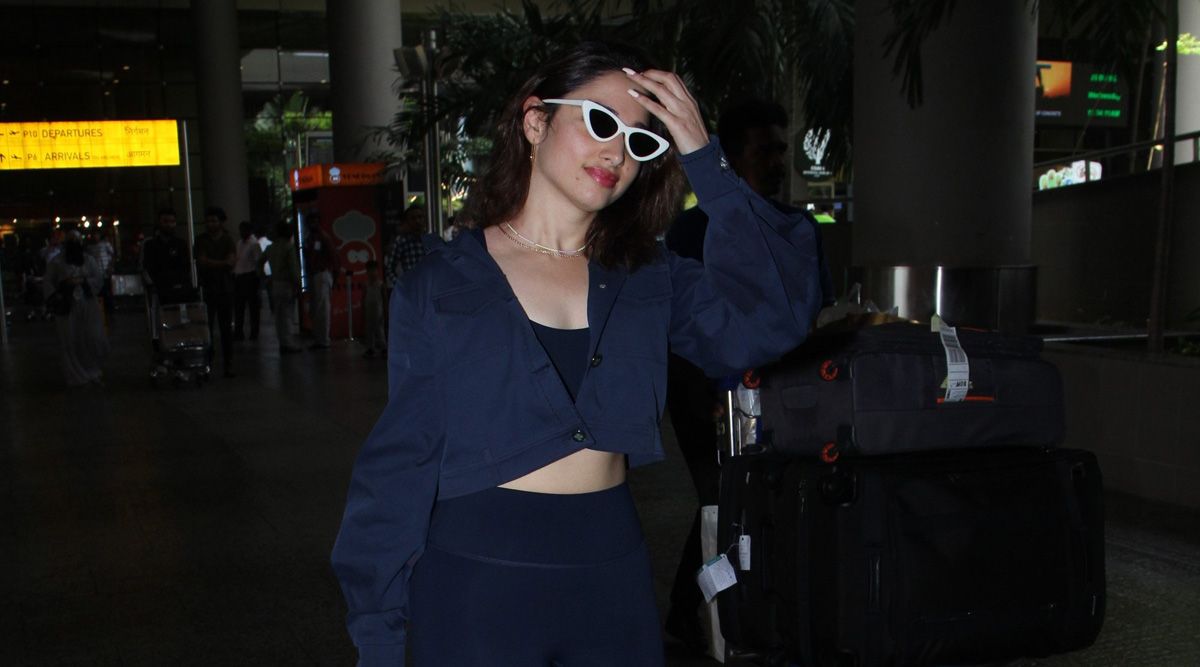 Tamannaah Bhatia looks snazzy in her no-makeup look as she returns post Cannes debut