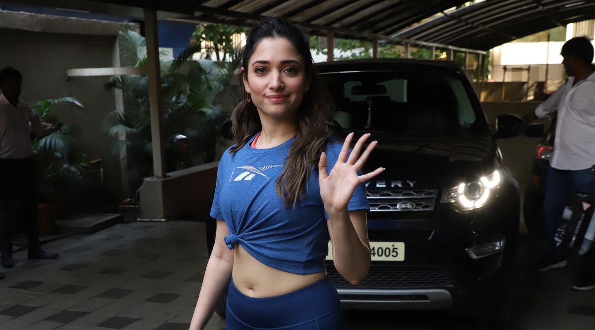 Tamannaah Bhatia looks chic in her top to tow blue summer outfit! 