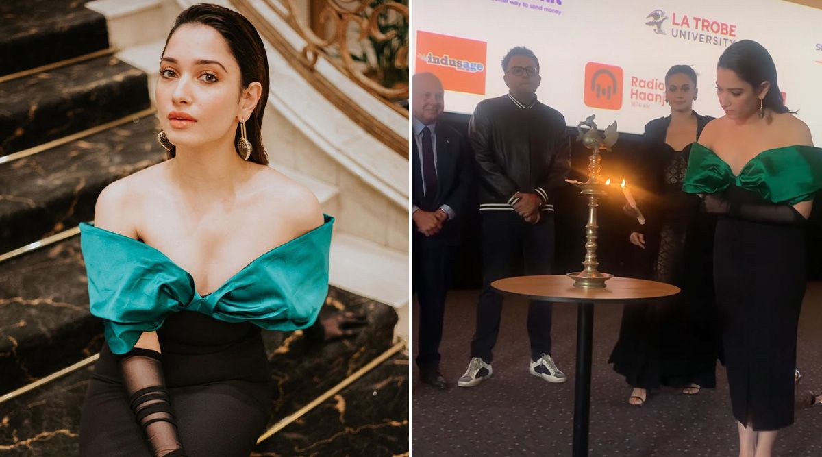 Tamannaah Bhatia says it’s our culture as she talked off her shoes to light a Diya
